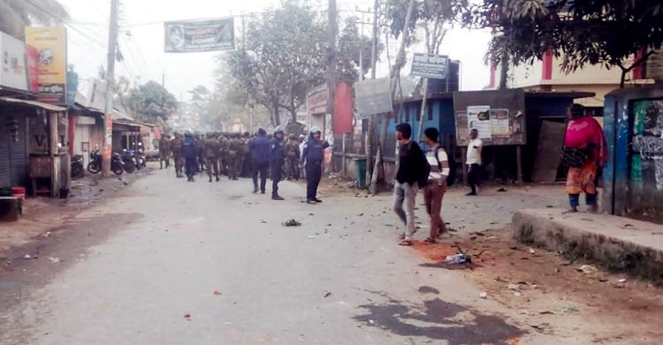 ময়মনসিংহ বিএনপি-বিদ্রোহী প্রার্থীর সমর্থকদের মধ্যে সংঘর্ষ-গুলি