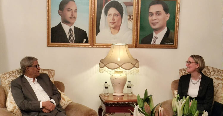 বিএনপি মহাসচিবের সঙ্গে বৈঠকে ব্রিটিশ হাইকমিশনার