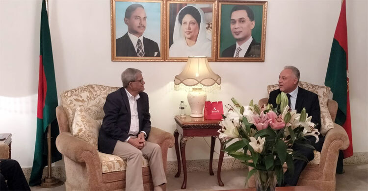 ঢাকায় নিযুক্ত মিশরের রাষ্ট্রদূতের সঙ্গে মির্জা ফখরুলের সাক্ষাৎ