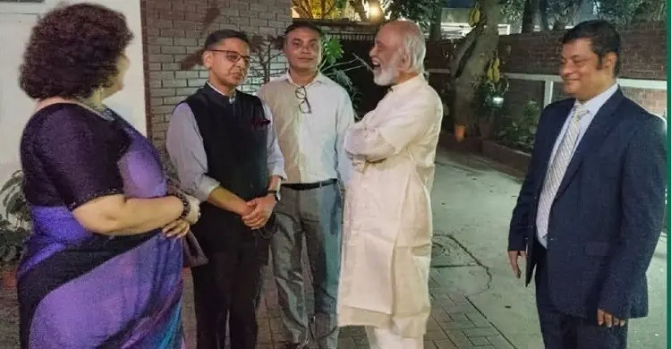 মঈন খানের বাসায় যুক্তরাষ্ট্র ও ভারতসহ ৭ দেশের রাষ্ট্রদূতের নৈশভোজ