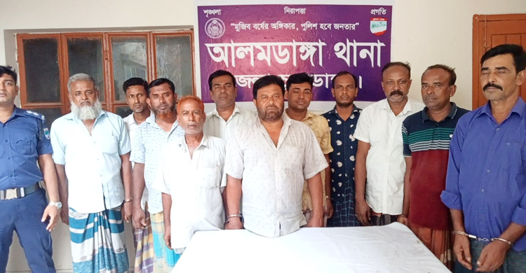 চুয়াডাঙ্গায় বিএনপির ১১ নেতাকর্মী আটক