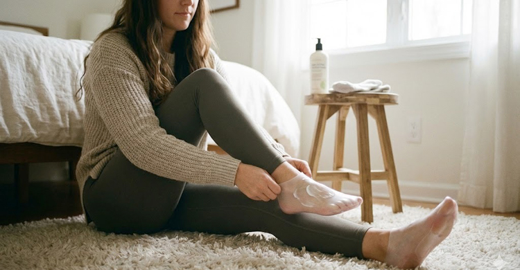 মোজার মধ্যে লোশন দিয়ে ঘুমানো কি সত্যি উপকারী