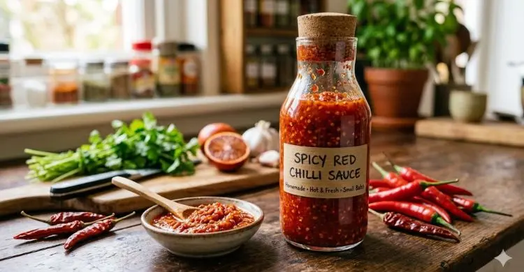 বাড়িতেই বানাতে পারেন চিলি সস, রইলো সহজ রেসিপি