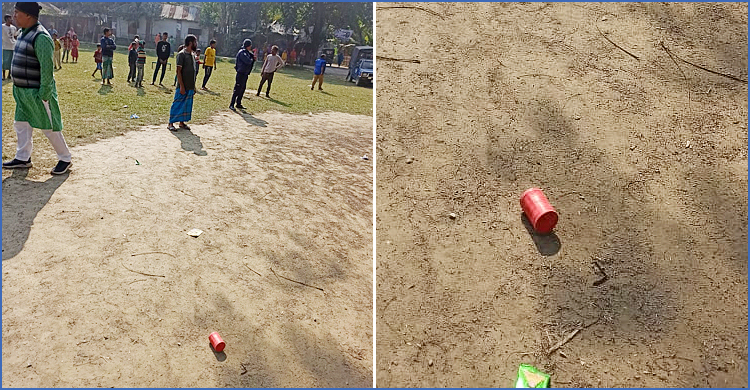 বগুড়ায় ভোটকেন্দ্র থেকে হাতবোমা উদ্ধার