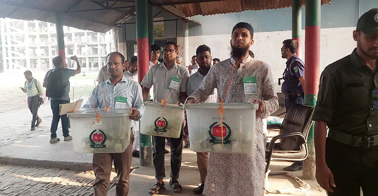 বগুড়ায় উপনির্বাচনে ভোটগ্রহণ শেষ, চলছে গণনা