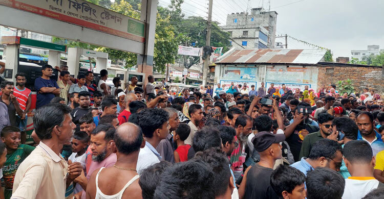 বগুড়ায় ফিলিং স্টেশনে ম্যানেজারকে গলা কেটে হত্যা