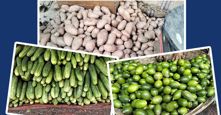 ঈদ শেষেও লাগামহীন বগুড়ার সবজি বাজার