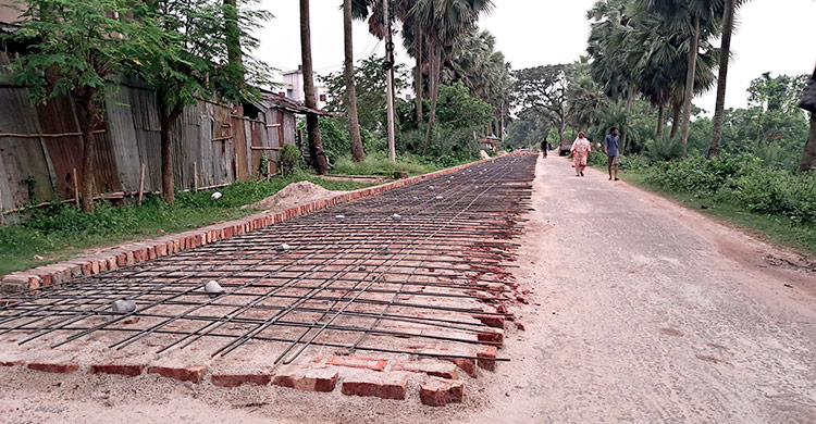 সাড়ে ৩ কিলোমিটারের সড়কে বরাদ্দ ১০ কোটি, তবু অনিয়মের অভিযোগ