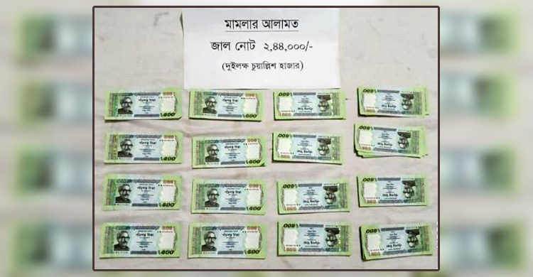 বগুড়ায় আড়াই লাখ টাকার জালনোটসহ যুবক গ্রেফতার