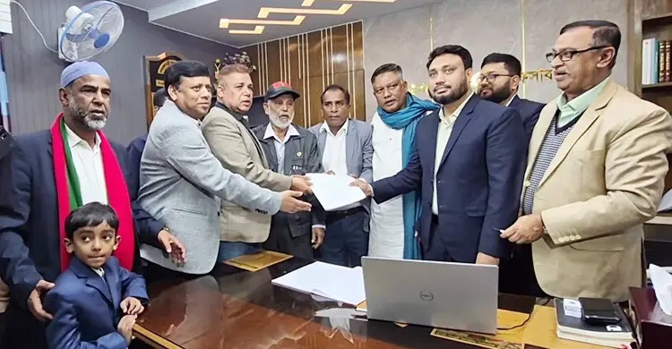 BNP collects nomination form for Khaleda Zia in Bogura-7