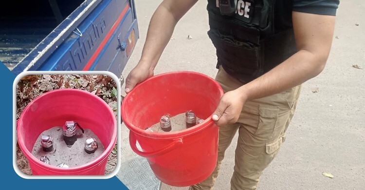 সুপ্রিম কোর্টের প্রধান গেট থেকে ৬ সাউন্ড গ্রেনেড উদ্ধার