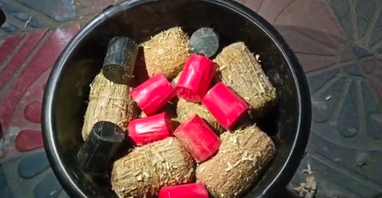 যশোরে ৩০ ককটেল-এয়ারগান উদ্ধার