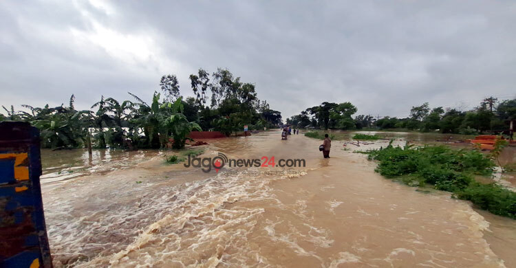 এবার বন্যার পানি ঢুকছে ফেনী সদরে