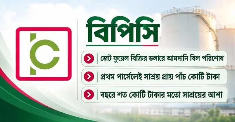 নিজেদের আয়ের ডলারে প্রথমবার তেলের দাম পরিশোধ বিপিসির