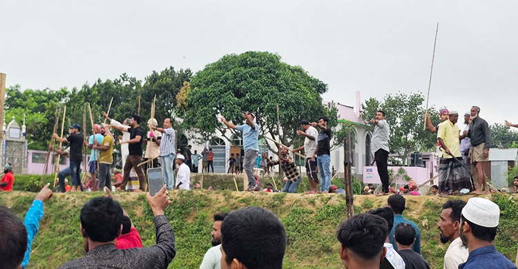 ব্রাহ্মণবাড়িয়ায় জমি নিয়ে দুই ভাইয়ের বিরোধে সংঘর্ষ, আহত ৪০