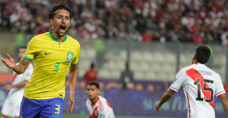 শেষ মুহূর্তের গোলে কোনোমতে জয় নিয়ে মাঠ ছাড়লো ব্রাজিল