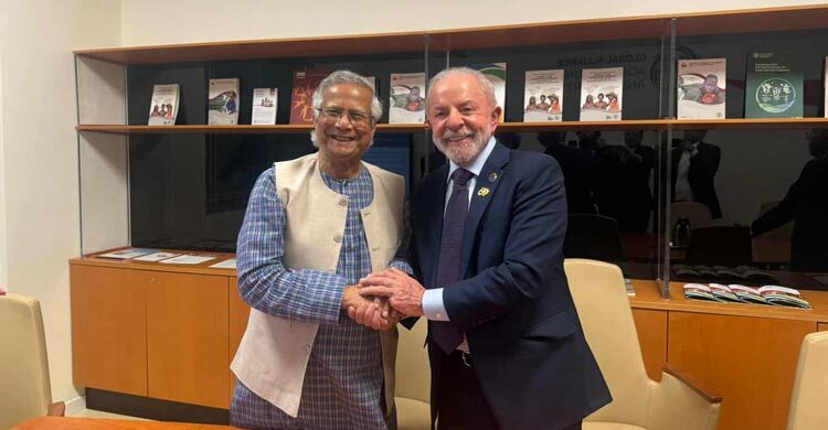 ব্রাজিলের প্রেসিডেন্ট লুলা দা সিলভার সঙ্গে প্রধান উপদেষ্টার বৈঠক