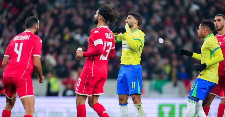 তিউনিসিয়ার সঙ্গেও জিততে পারলো না ব্রাজিল