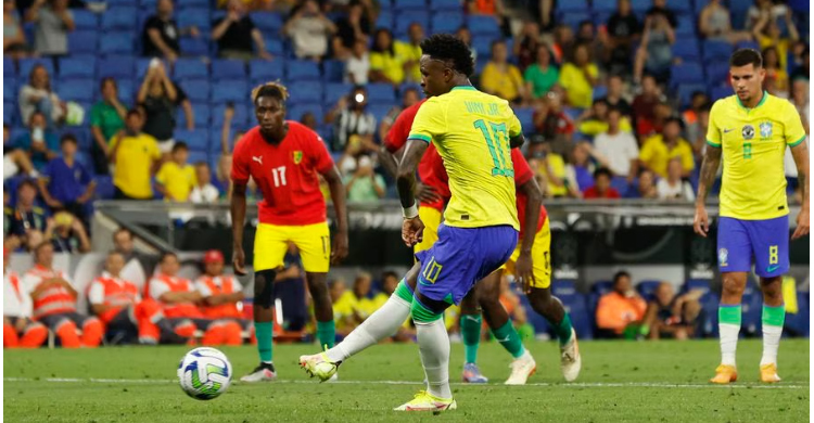 Brazil overwhelm Guinea 4-1 in anti-racism friendly