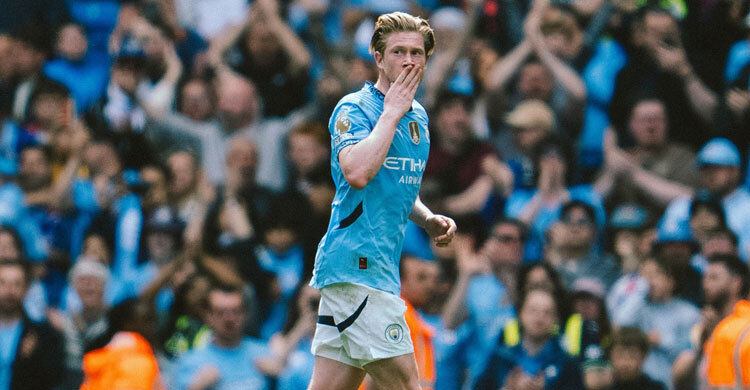 De Bruyne leads Man City comeback, Arsenal held by Brentford