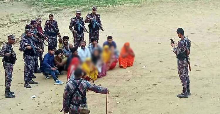 মাটিরাঙ্গা সীমান্ত দিয়ে আবারো ১৯ জনকে পুশইন