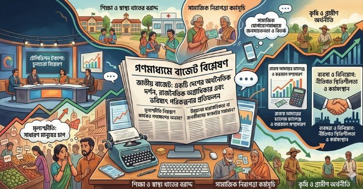 গণমাধ্যমে চলছে বাজেটের চুলচেরা বিশ্লেষণ