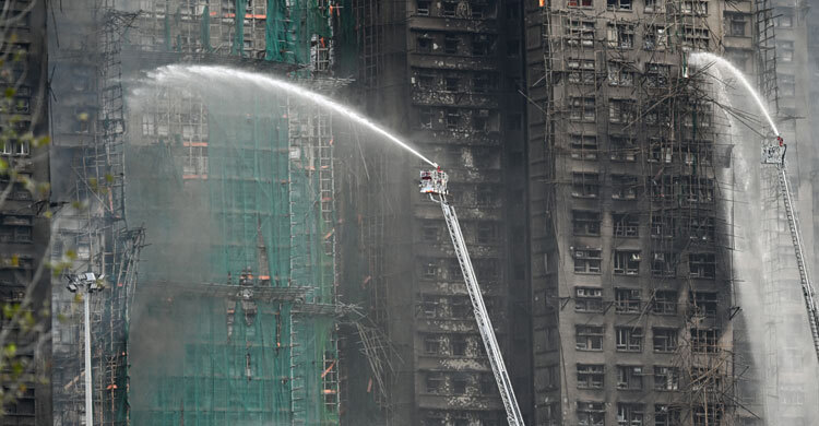 44 killed, hundreds missing in Hong Kong high-rise fire