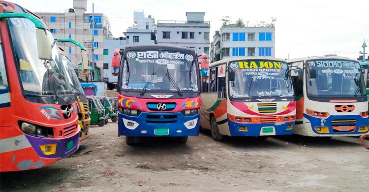 ঢাকা-ময়মনসিংহ বাস চলাচল বন্ধ
