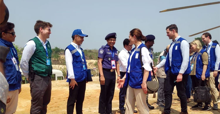 রোহিঙ্গা ক্যাম্প পরিদর্শন করলেন সুইডেনের রাজকুমারী