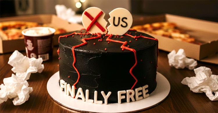 কষ্ট কমাতে খেতে পারেন ‘ব্রেকআপ কেক’