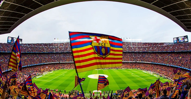 Barcelona raise 1.45 bn euros for Camp Nou rebuild