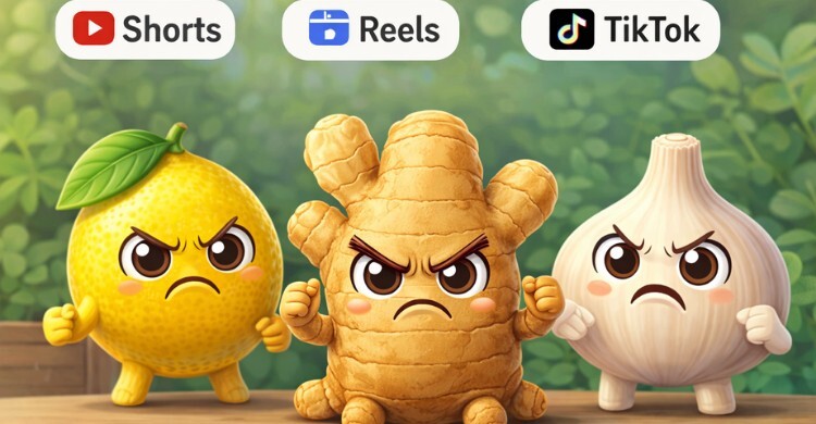 সবজি-ফল নিজেরাই দিচ্ছে স্বাস্থ্য টিপস, রিলসের দুনিয়ায় নতুন ট্রেন্ড