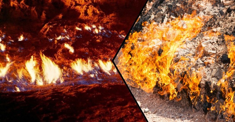 ৫০০০ বছর ধরে আগুন জ্বলছে যে পাহাড়ে