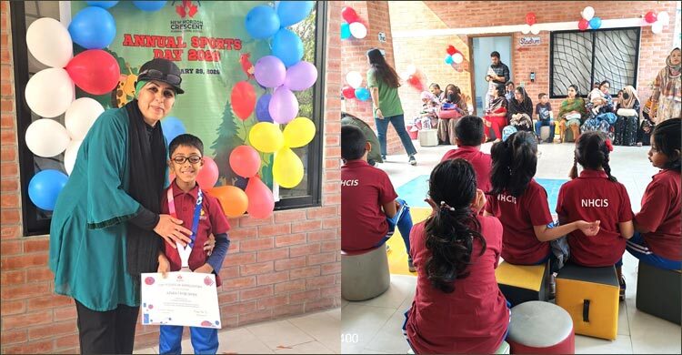 নিউ হরাইজন ক্রিসেন্ট ইন্টারন্যাশনাল স্কুলে আনন্দঘন ‘স্পোর্টস ডে’