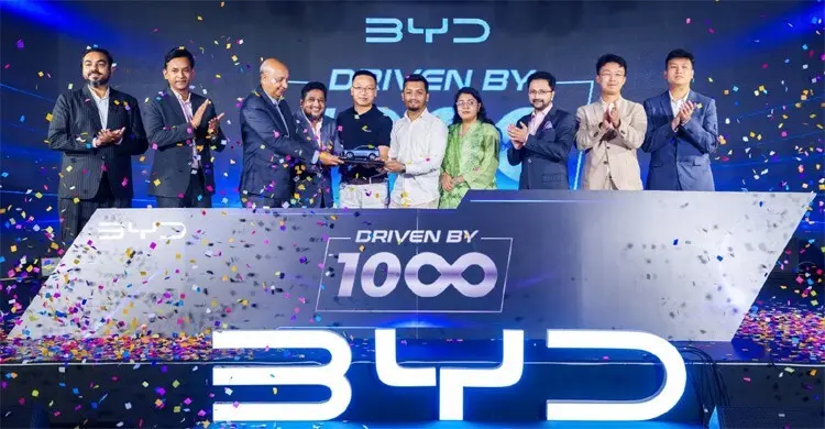 দেশের রাস্তায় এখন হাজারেরও বেশি বিওয়াইডি গাড়ি