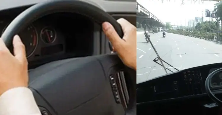 চলন্ত অবস্থায় গাড়ি চালকের ভিডিও করা উচিত নয়