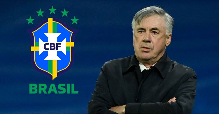 আনচেলত্তিকেই কোচ হিসেবে নিয়োগ দিলো ব্রাজিল, তবে এখনই নয়