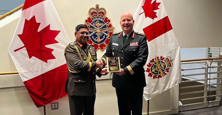 Army Chief discusses defence ties, visa facilitation with Canada