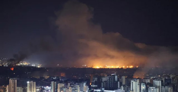 Israel pounds central Beirut after death of 8 IDF soldiers