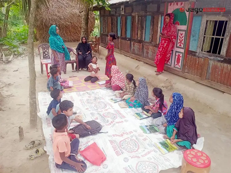 দুই বোনের পাঠশালায় জাগছে মান্তা শিশুদের স্বপ্ন