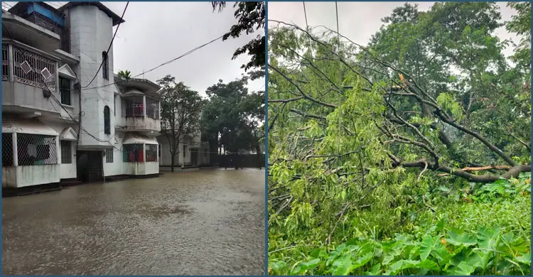 মিরসরাইয়ে পাহাড়ি ঢলে বিপর্যস্ত জনজীবন, বিদ্যুৎহীন অনেক এলাকা
