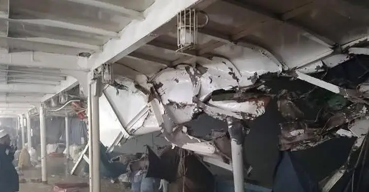 মেঘনায় দুই লঞ্চের সংঘর্ষে নিহত ২