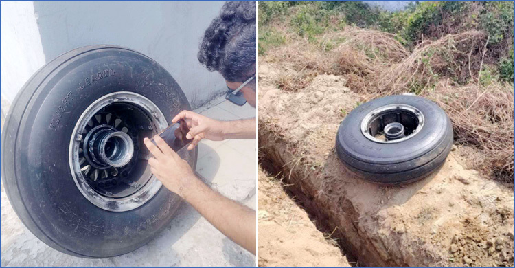 Biman flight lands safely in Dhaka after losing wheel mid-air