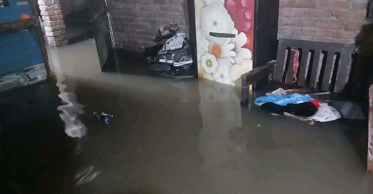 শরতের বৃষ্টিতে বিপর্যস্ত চাঁপাইনবাবগঞ্জের জনজীবন