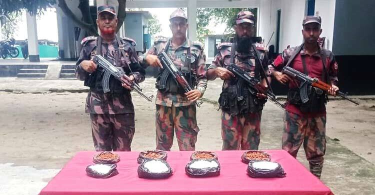 গোয়াল ঘরে মিললো ৭ কেজি গান পাউডার