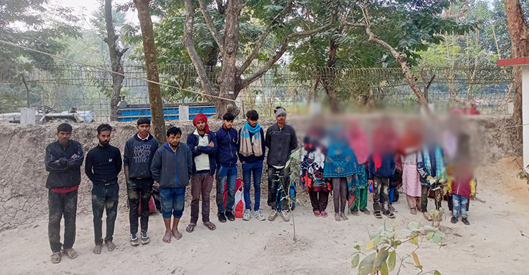 চাঁপাইনবাবগঞ্জ সীমান্তে ১৭ জনকে ঠেলে পাঠালো বিএসএফ