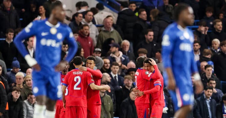 চ্যাম্পিয়ন্স লিগ থেকে বিধ্বস্ত বিদায় চেলসির, কোয়ার্টারে পিএসজি