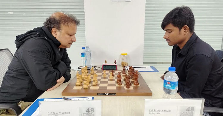 পাঁচ বছর পর জাতীয় দাবার শিরোপা পুনরুদ্ধার নিয়াজের