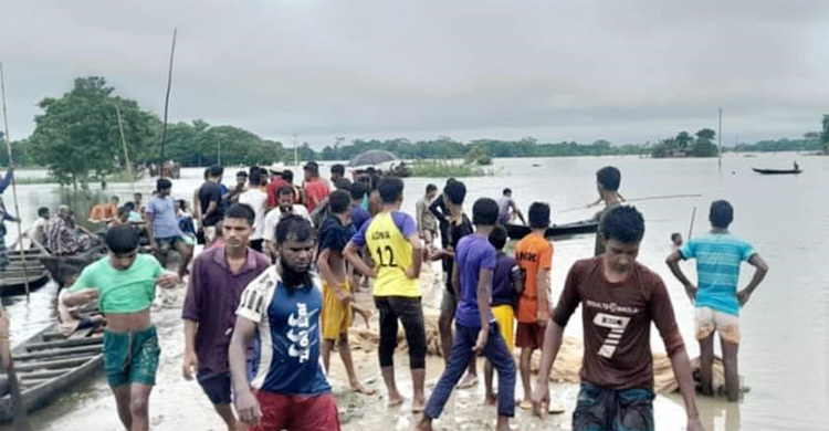 পাহাড়ি ঢলে নিখোঁজ শিশু