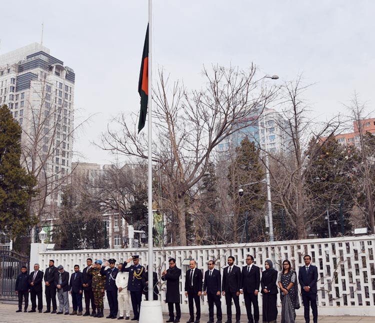 বেইজিংয়ে বাংলাদেশ দূতাবাসে অমর একুশে পালন